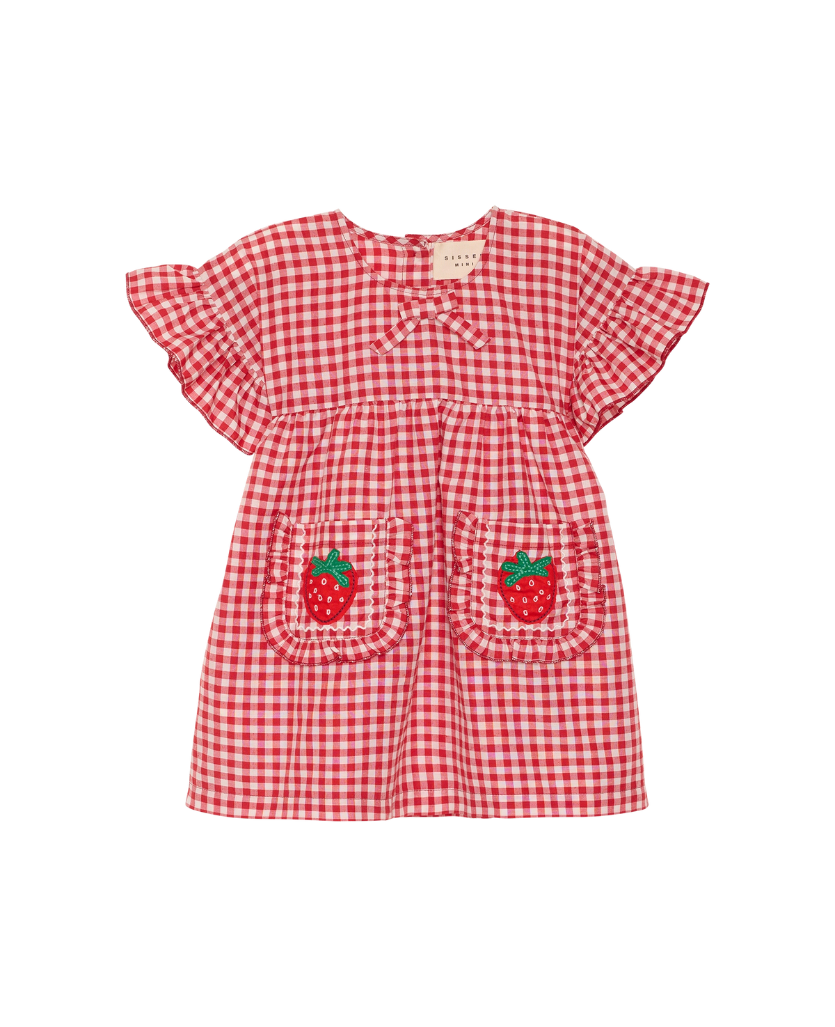 Ohio MINI Dress - Red Checks – official product image 3