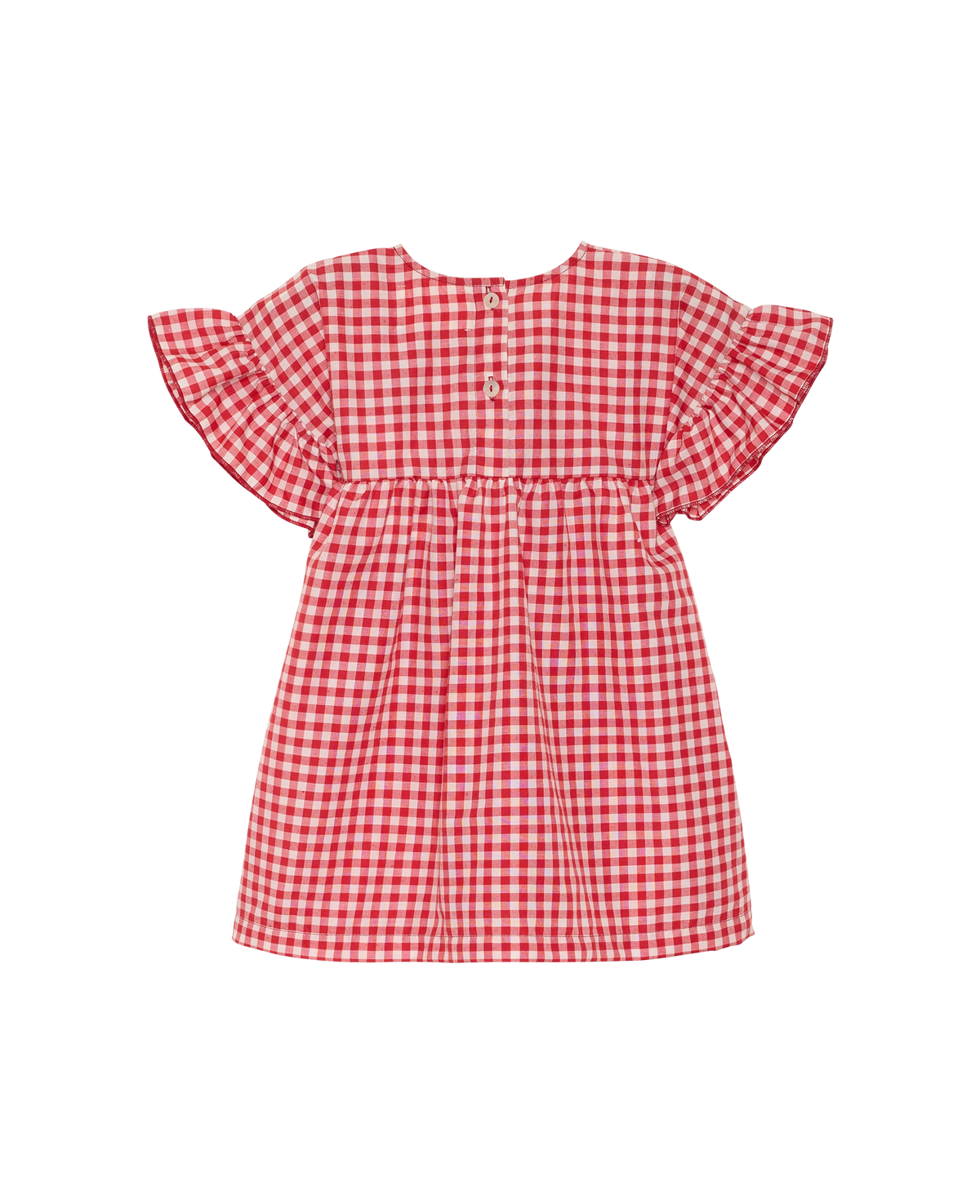 Ohio MINI Dress - Red Checks – official product image 4