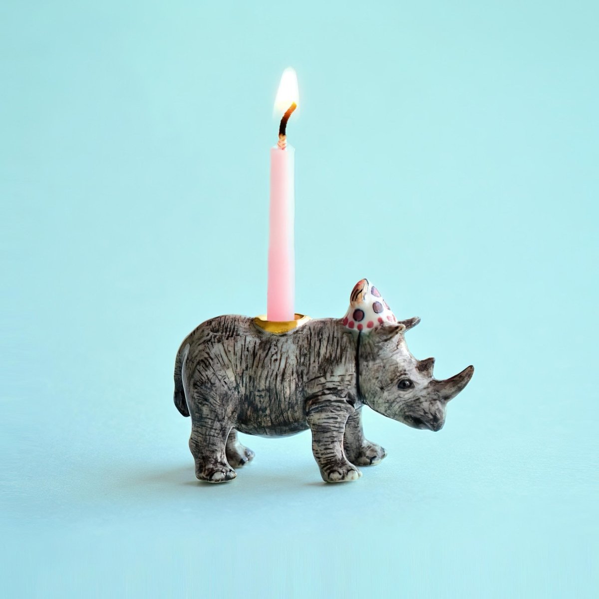 Camp Hollow Rhino Cake Topper