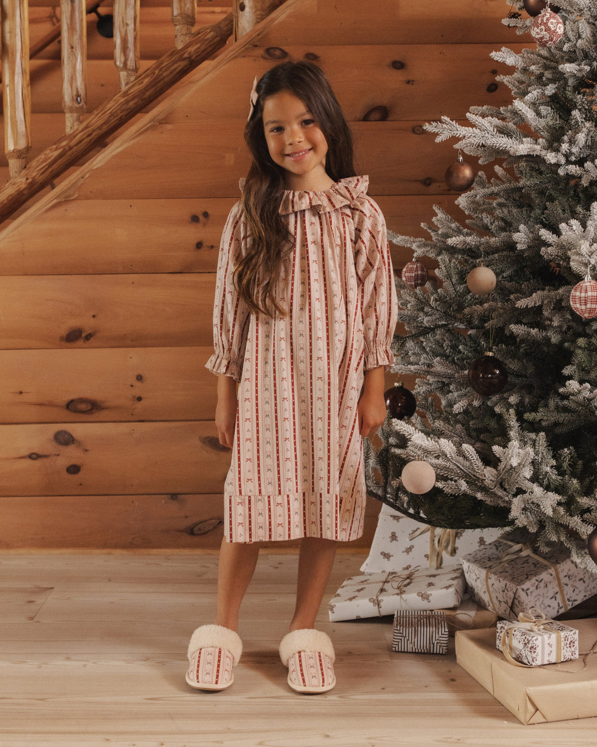 Rylee + Cru Girl's Nightgown – Candy Cane Lane, official photo 2