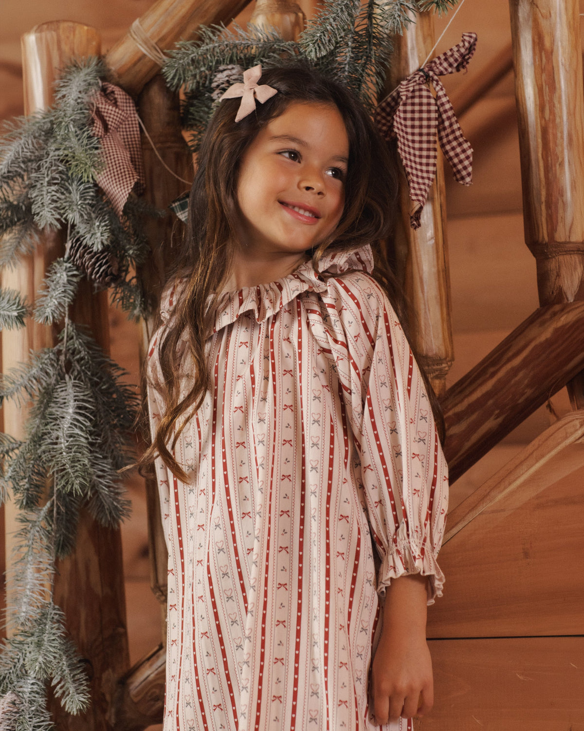 Rylee + Cru Girl's Nightgown – Candy Cane Lane, official photo 3