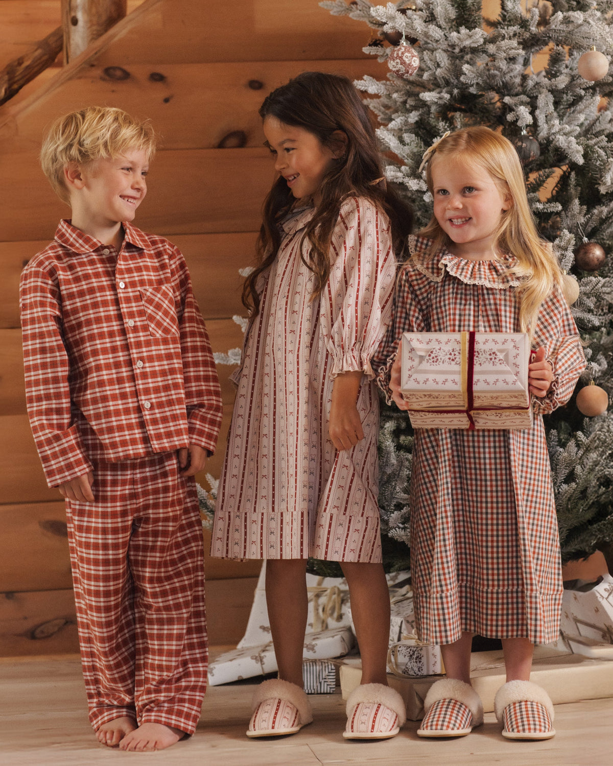 Rylee + Cru Girl's Nightgown – Candy Cane Lane, official photo 4