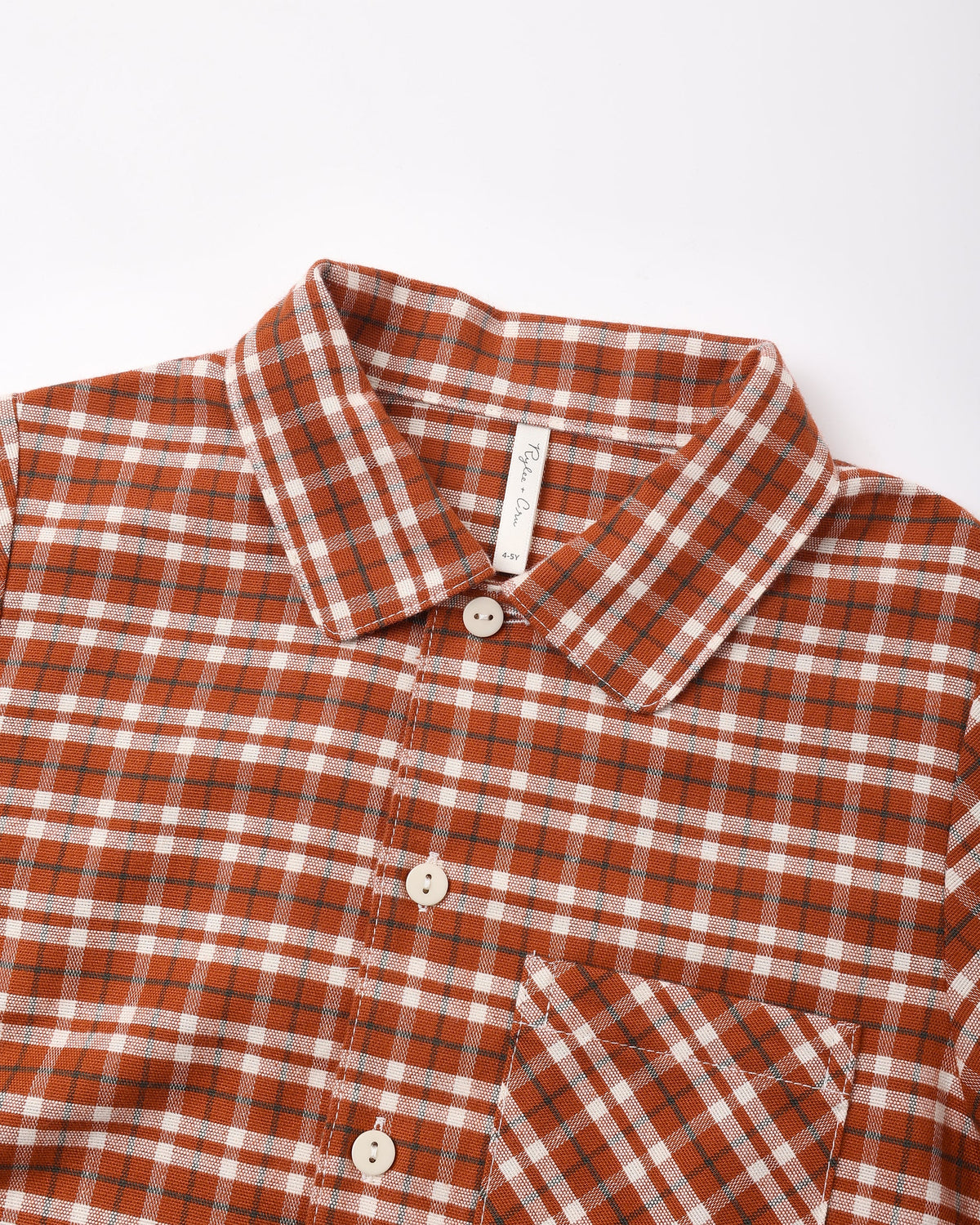 Rylee + Cru Long Sleeve Pajamas – Ruby Plaid, official photo 7
