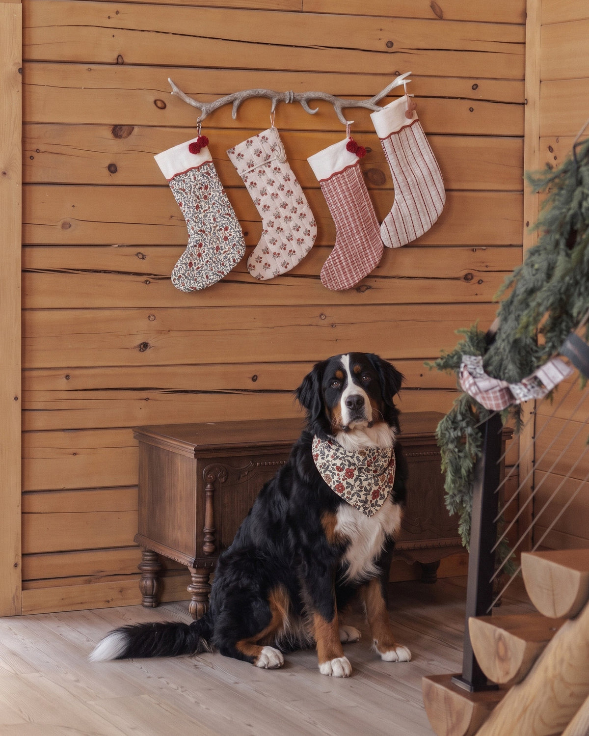 Rylee + Cru Noel Stocking – Holiday Floral, official photo 3