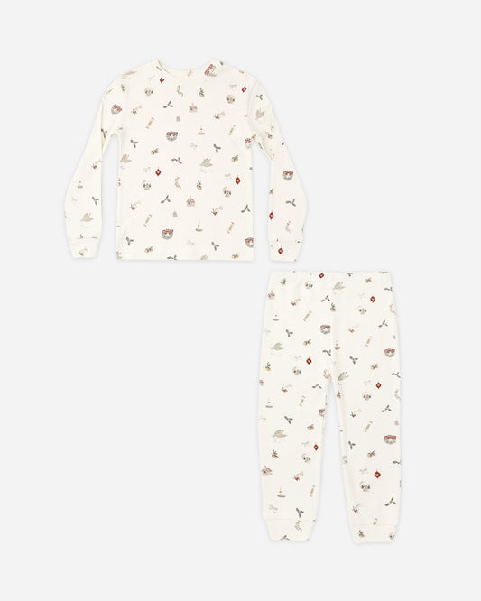 Rylee + Cru Organic Long Sleeve Pajama Set – Favorite Things, official photo 1