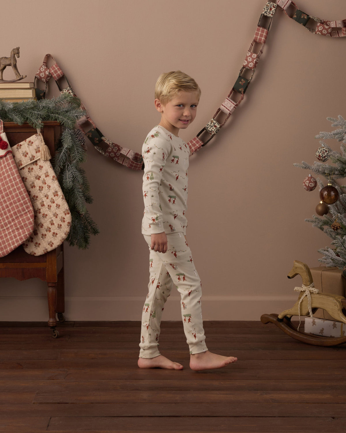 Rylee + Cru Organic Long Sleeve Pajama Set – Gnome Village, official photo 4