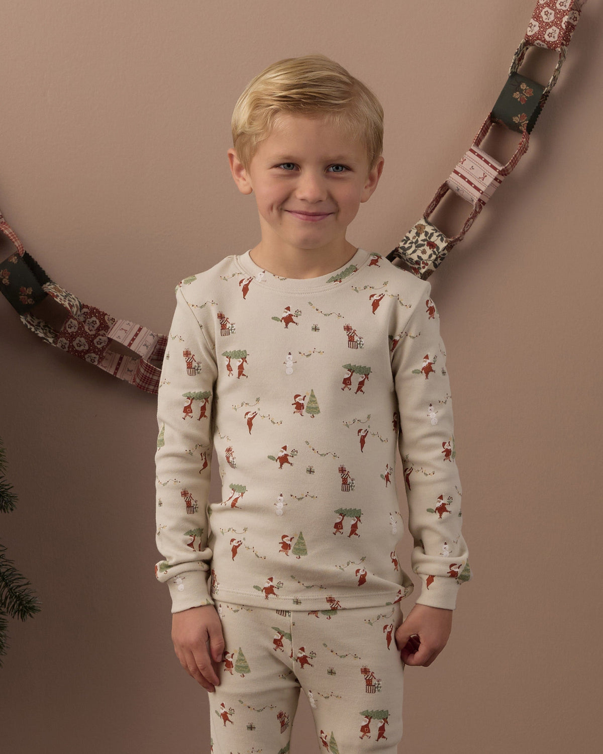 Rylee + Cru Organic Long Sleeve Pajama Set – Gnome Village, official photo 5