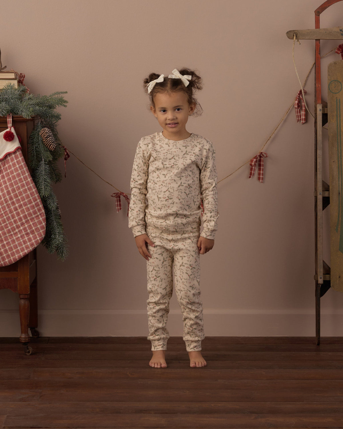 Rylee + Cru Organic Long Sleeve Pajama Set – Holly Fleur, official photo 2