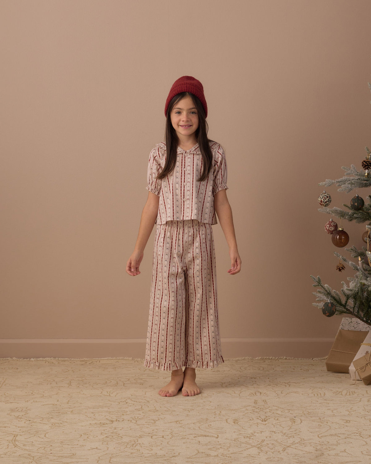 Rylee + Cru Ruffle Pajamas – Candy Cane Lane, official photo 2