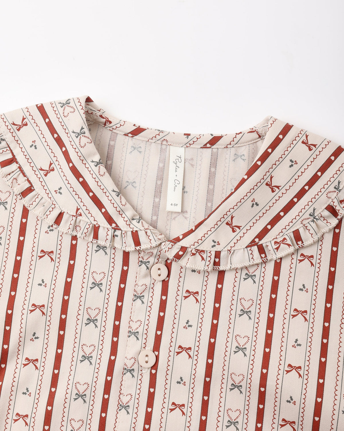 Rylee + Cru Ruffle Pajamas – Candy Cane Lane, official photo 8