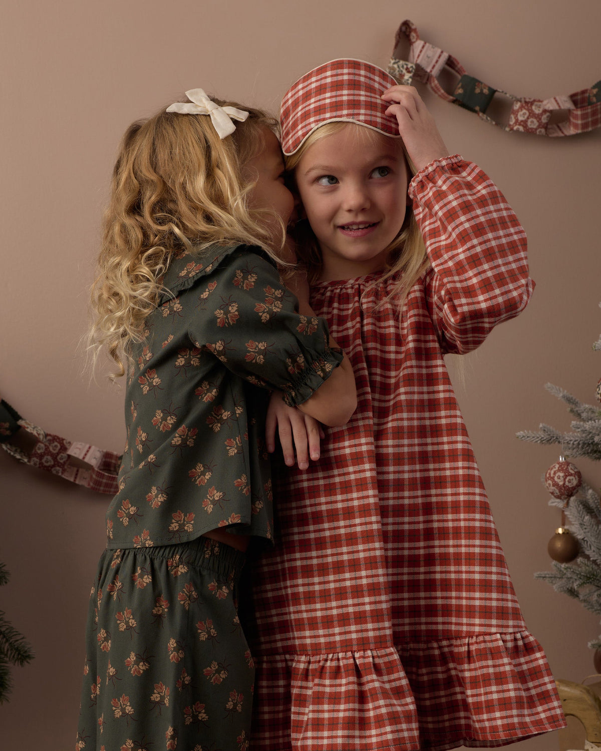 Rylee + Cru Ruffle Pajamas – Evergreen Bouquet, official photo 7