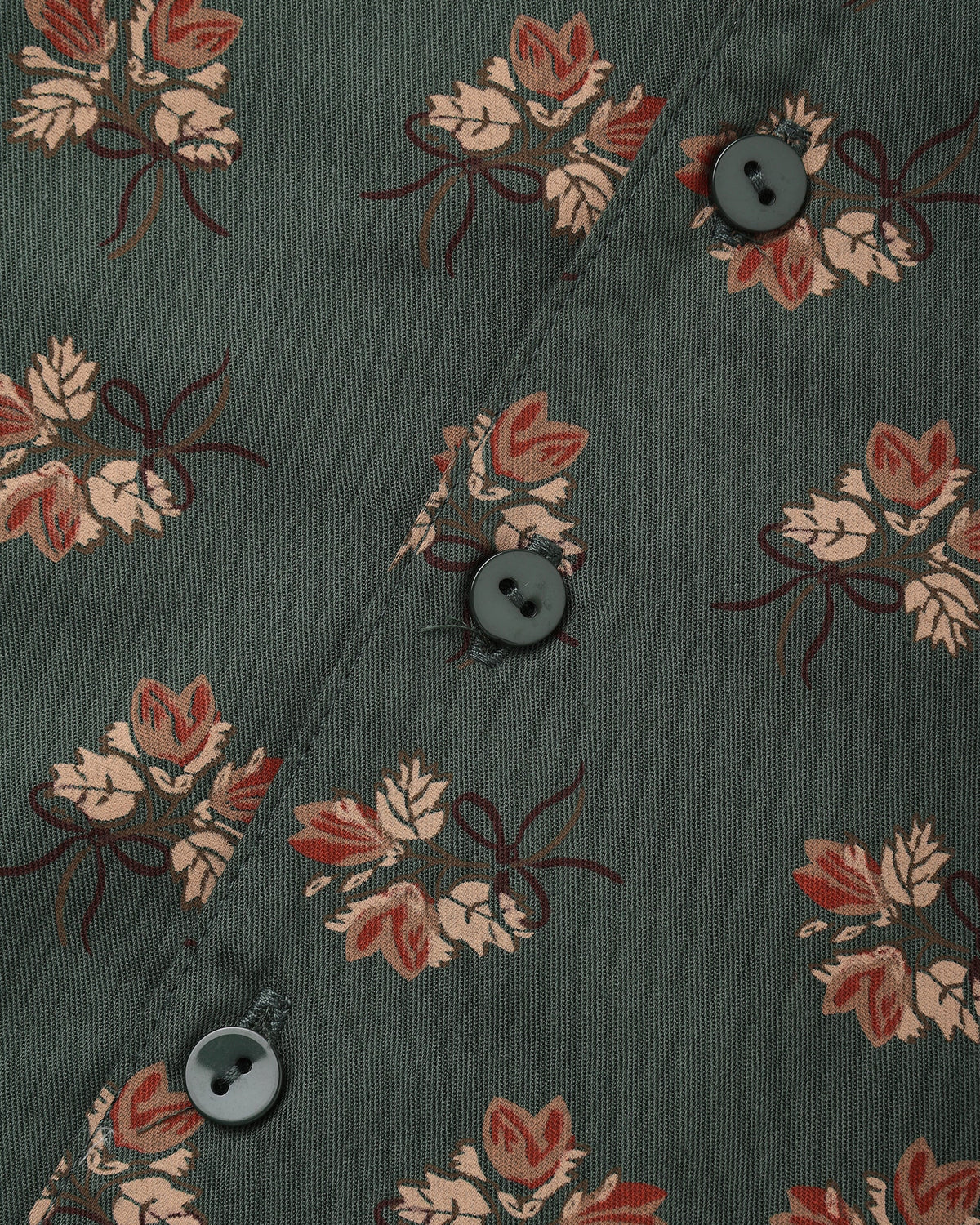 Rylee + Cru Ruffle Pajamas – Evergreen Bouquet, official photo 8