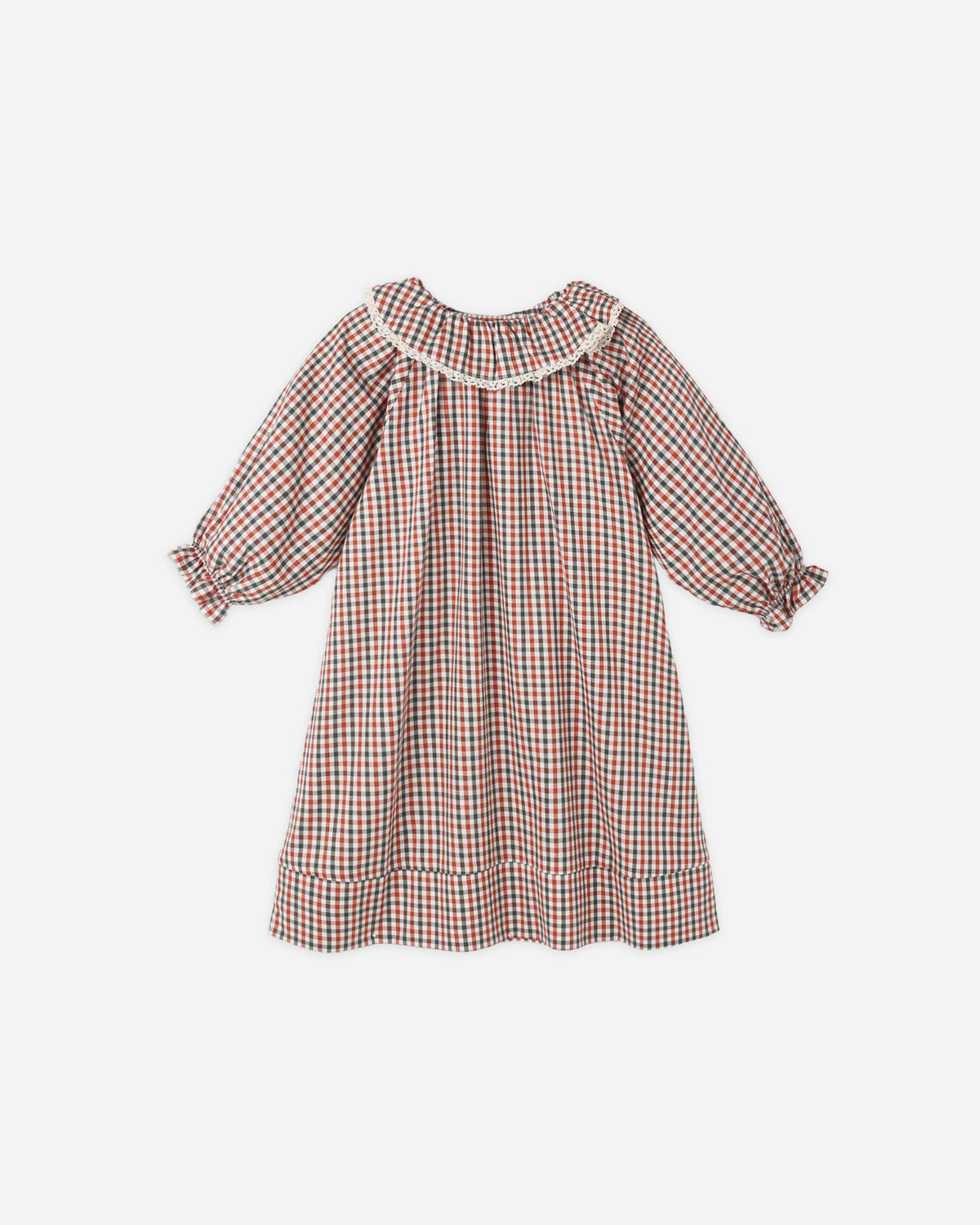 Rylee + Cru Girl's Nightgown Holiday Gingham - photo 1