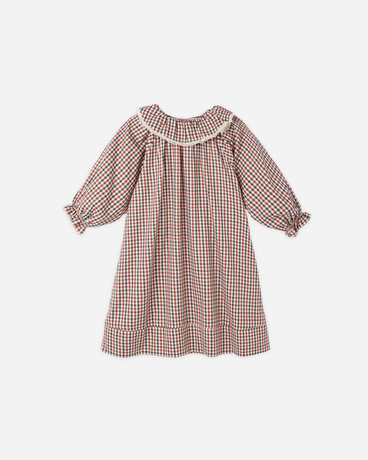 Rylee + Cru Girl's Nightgown Holiday Gingham - photo 1