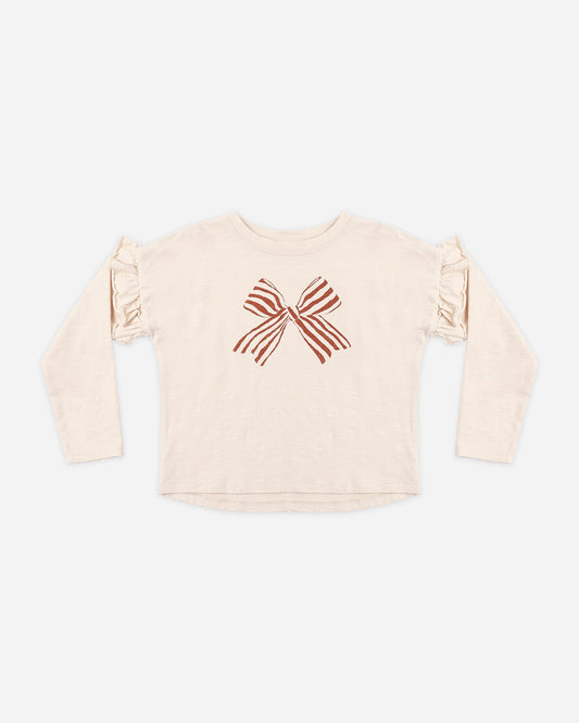 Rylee + Cru Ruffle Long Sleeve Tee Bow - photo 1