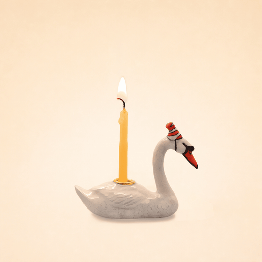 Camp Hollow Swan Cake Topper