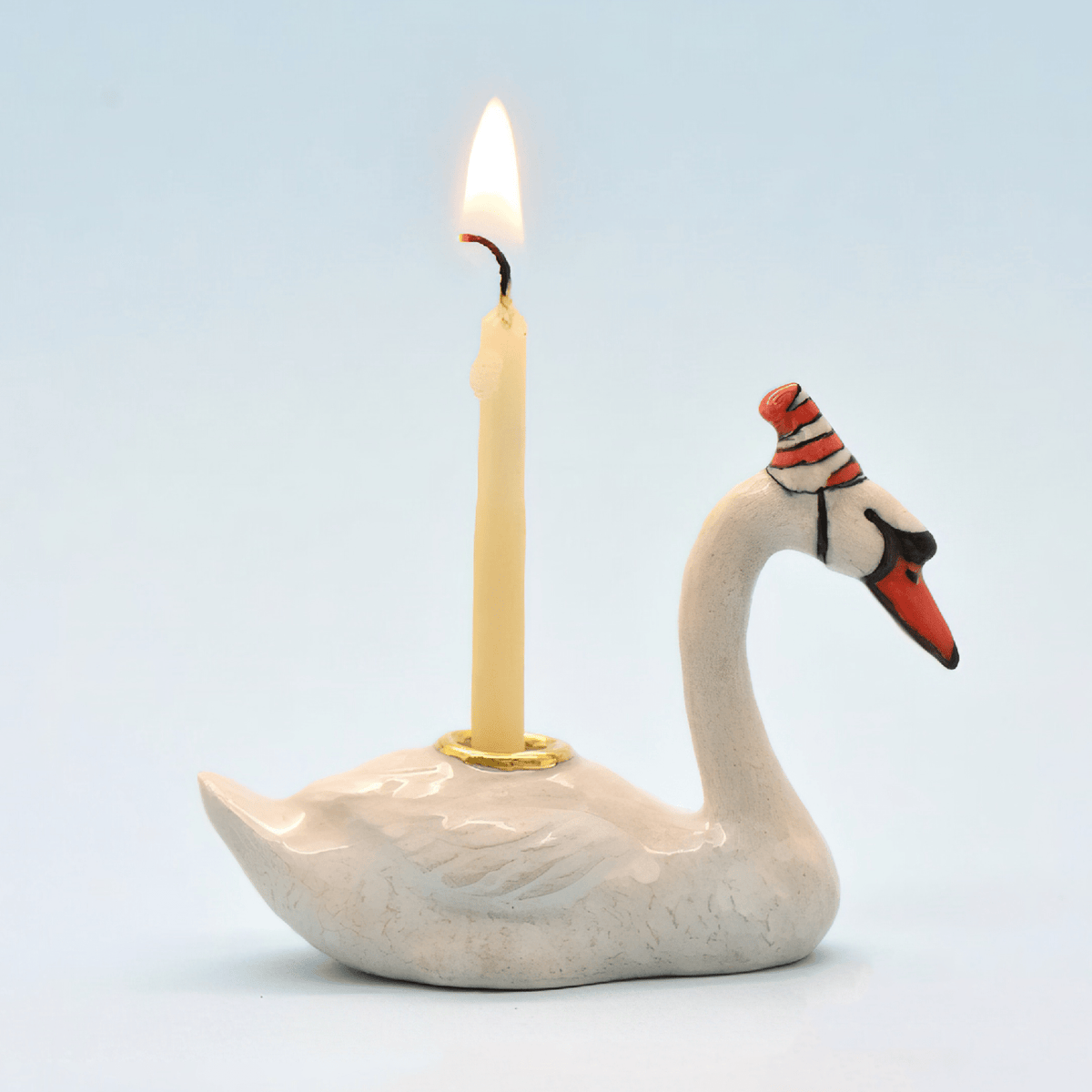 Camp Hollow Swan Cake Topper