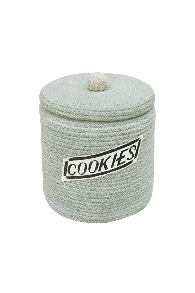 Lorena Canals Cookie Jar storage basket styled for nursery organization