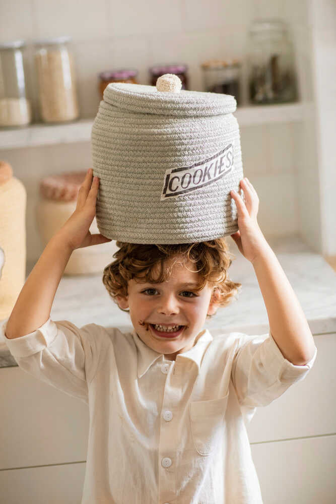 Lorena Canals Cookie Jar storage basket close-up detail