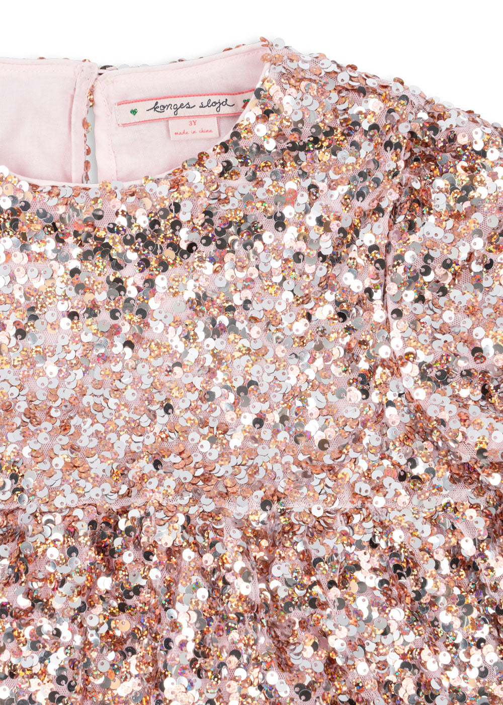 Konges Sløjd Lila Sequins Dress Grey/Rosa – view 7
