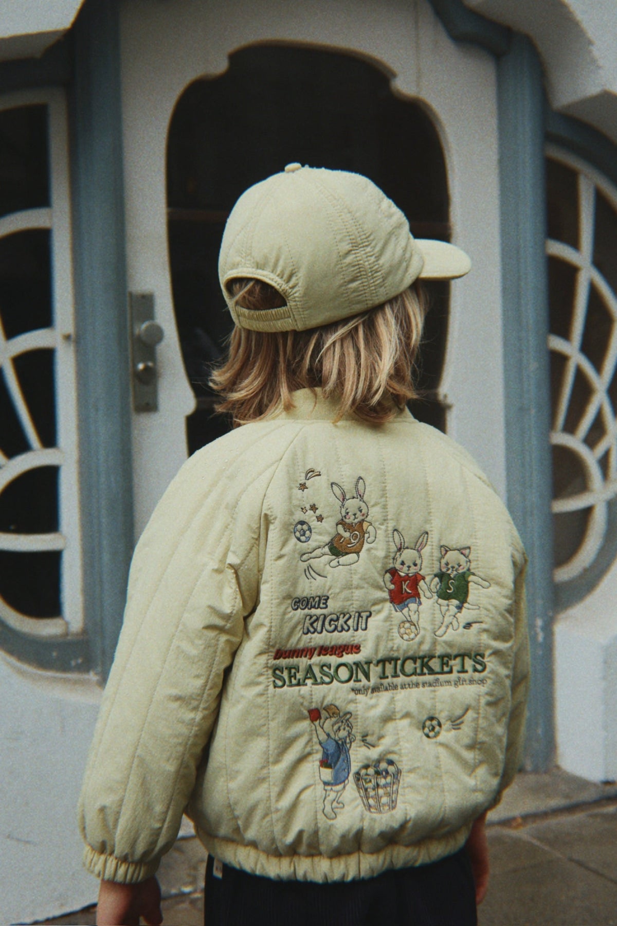 JUNO BOMBER JACKET - pale olive green – view 2
